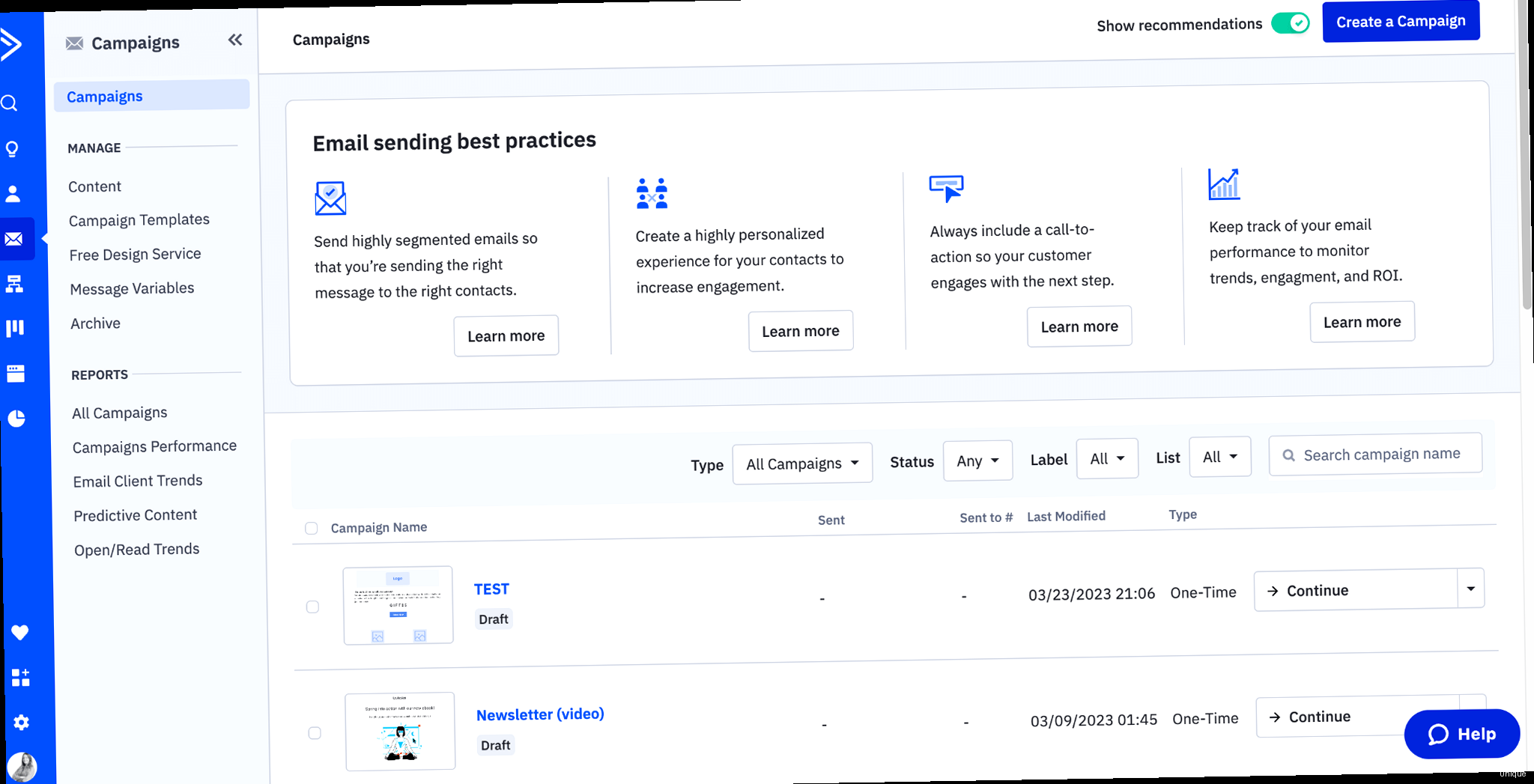 Illustration for Screenshot of ActiveCampaign's list management section, highlighting segmentation and cleanup tools. How to use activecampaign - Screenshot of ActiveCampaign's list management section, highlighting segmentation and cleanup tools.