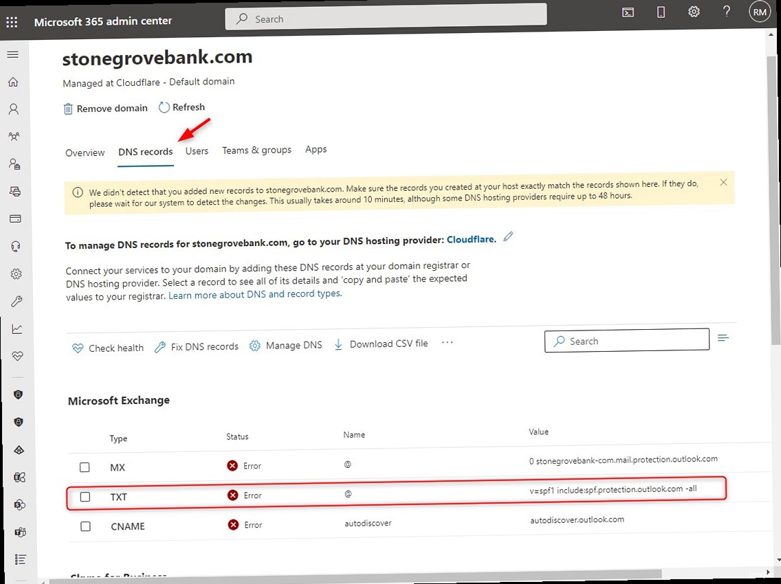 Illustration for Description of SPF records and their role in email authentication How to configure spf record for office 365 - Description of SPF records and their role in email authentication