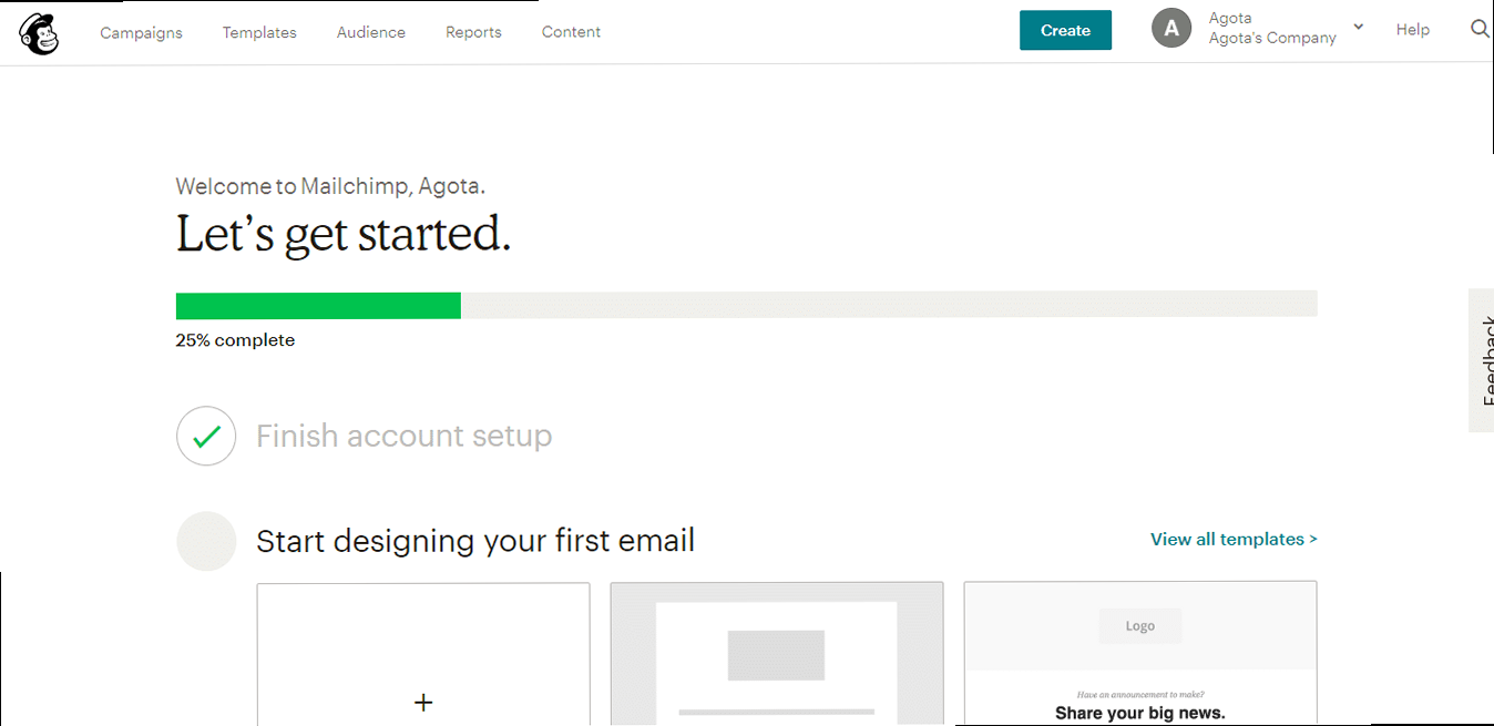 How to mailchimp - A screenshot of Mailchimp's audience dashboard showing segmentation options and subscriber activity.