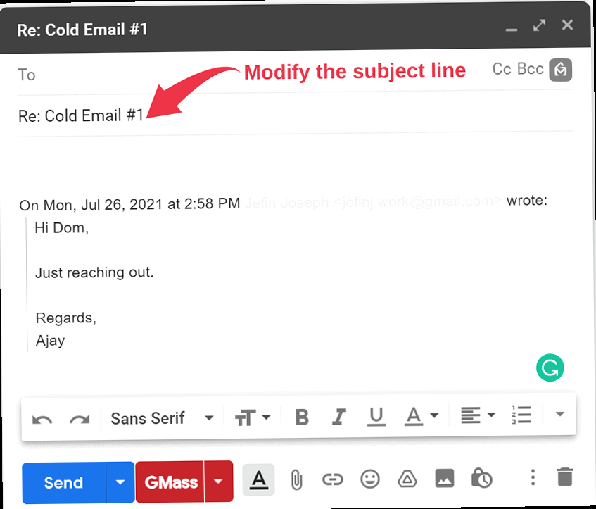 Illustration for An example of a personalized cold email, highlighting specific details that show the sender has researched the recipient and their company. Cold email follow up strategies - An example of a personalized cold email, highlighting specific details that show the sender has researched the recipient and their company.
