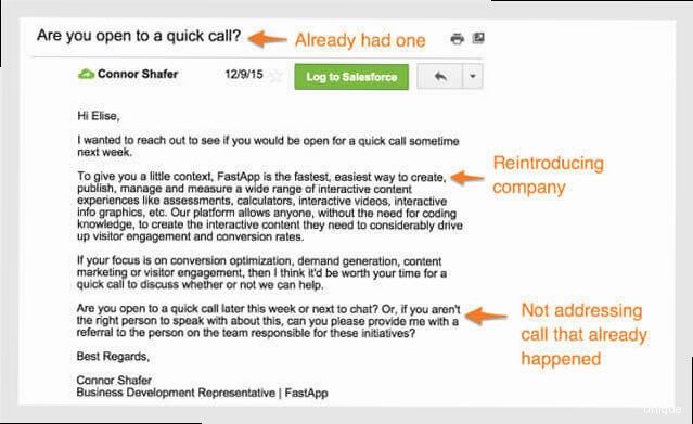Illustration for Screenshot of an optimized cold email template with a clear call to action, personalized introduction, and concise value proposition. Highlights specific elements that make follow-up easier and more natural. How to follow up cold email - Screenshot of an optimized cold email template with a clear call to action, personalized introduction, and concise value proposition. Highlights specific elements that make follow-up easier and more natural.