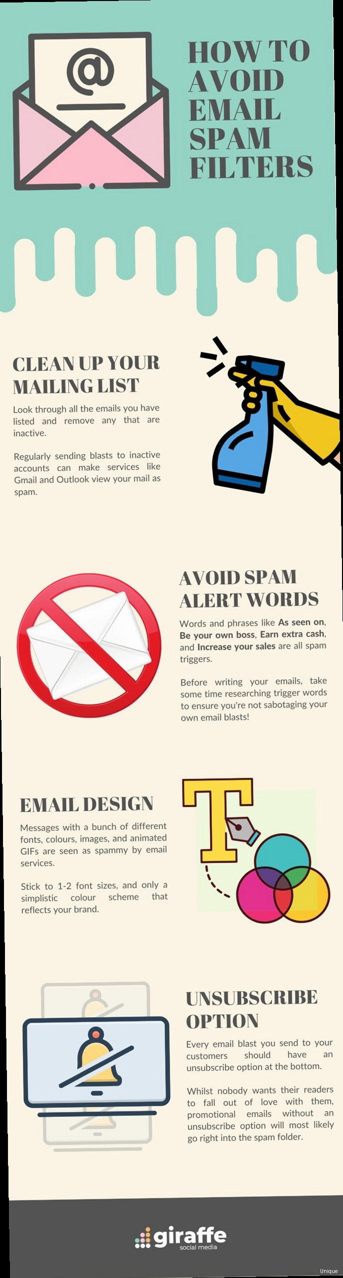 Illustration for Diagram illustrating DKIM signing process: email is hashed and signed with private key, DKIM signature is added to email header, recipient server retrieves public key from sender's DNS, verifies signature, and delivers email if valid. How to avoid spam filters - Diagram illustrating DKIM signing process: email is hashed and signed with private key, DKIM signature is added to email header, recipient server retrieves public key from sender's DNS, verifies signature, and delivers email if valid.