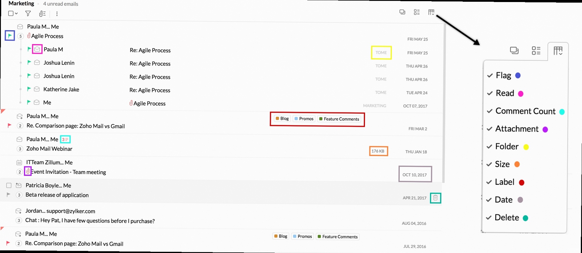 Illustration for Screenshots demonstrating the Zoho Mail sign-up process and plan selection. How to set up zoho email - Screenshots demonstrating the Zoho Mail sign-up process and plan selection.