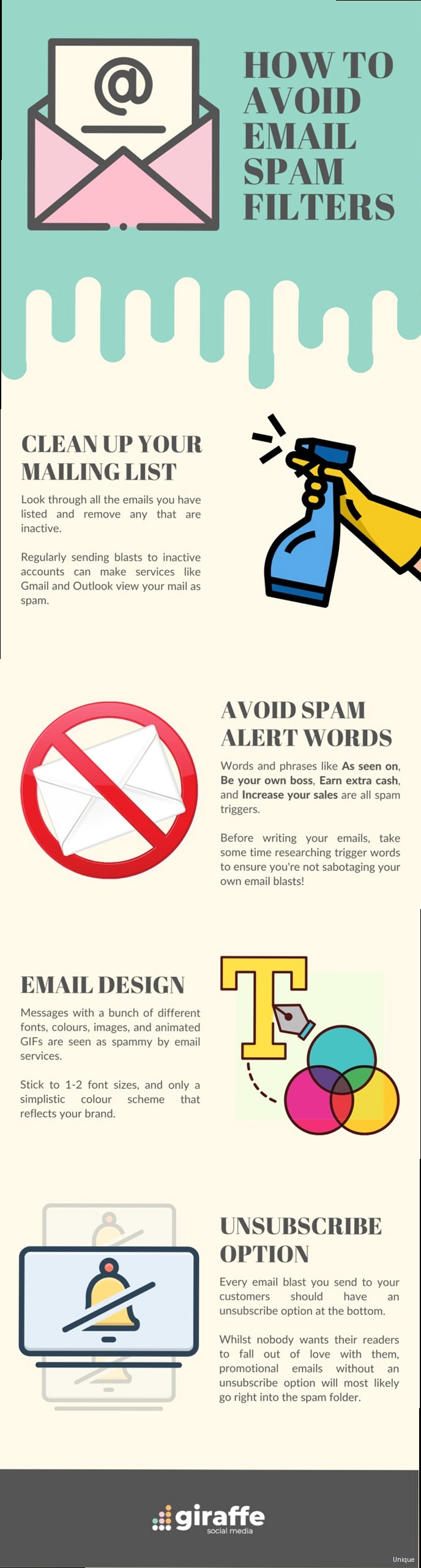 Illustration for A diagram illustrating how SPF, DKIM, and DMARC work together to authenticate an email, starting from the sender's server and ending at the recipient's inbox. How to avoid spam filters email marketing - A diagram illustrating how SPF, DKIM, and DMARC work together to authenticate an email, starting from the sender's server and ending at the recipient's inbox.