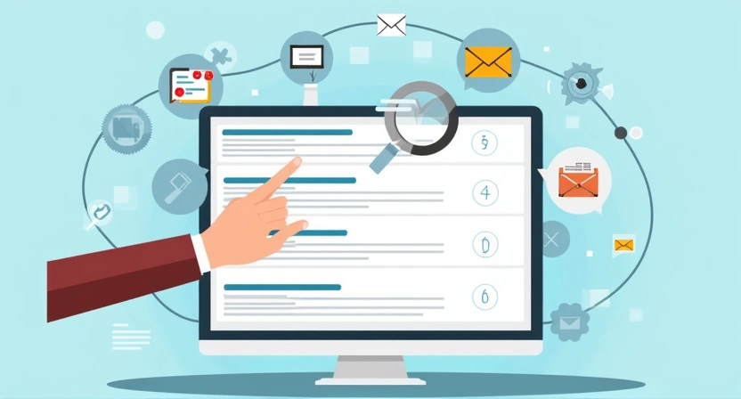 An illustrative image showing various digital tools or icons representing different no-send email verification methods (e.g., DNS lookup, SMTP check without sending, syntax validation). A hand hovers over a screen displaying a clean, segmented email list. The overall design should be clear, concise,